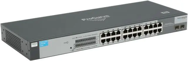 Alt view image 3 of 12 - HP J9028B Managed ProCurve 1800-24G Switch