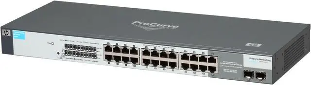 Main image of HP J9080A ProCurve 1700-24 Managed Ethernet Switch - 22 Ports - 24 x RJ-45 - 2 x Expansion Slots - 10/100Base-TX