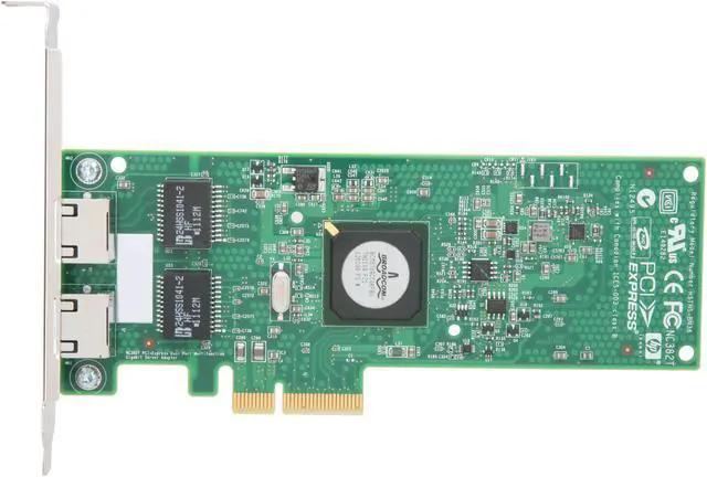 Alt view image 3 of 5 - HP 458492-B21 NC382T PCI Express Dual Port Server Adapter 10/100/1000Mbps PCI-Express x4 2 x RJ45