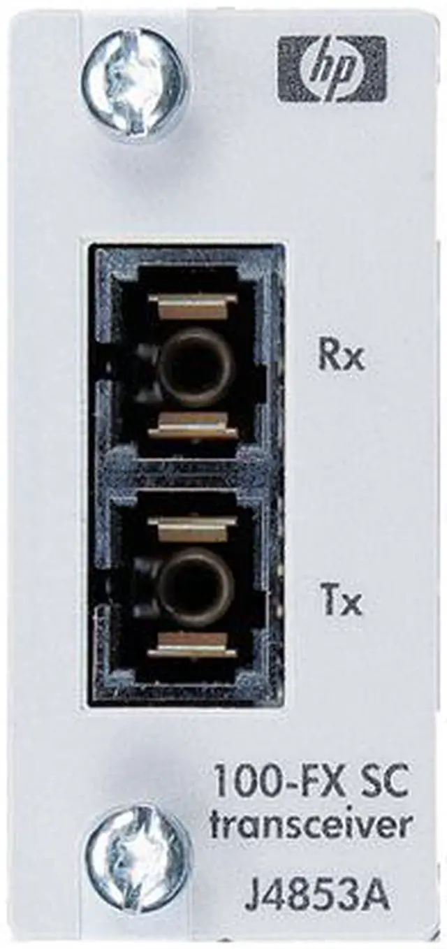 Main image of HP J4853A ProCurve 100-FX SC Transceiver 1 x SC 100Base-FX port (IEEE 802.3u Type 100Base-FX)