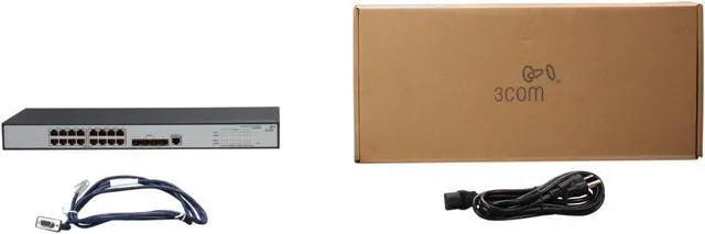 Alt view image 5 of 5 - HP JE005A#ABA Managed V1910-16G Ethernet Switch