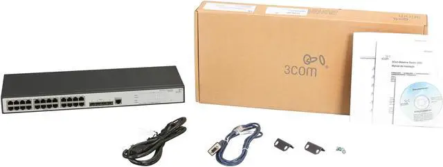 Alt view image 5 of 5 - HP JE006A#ABA Managed V1910-24G Gigabit Ethernet Switch