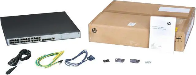 Alt view image 5 of 5 - HP JE008A#ABA V1910-24G-PoE Layer 3 Switch
