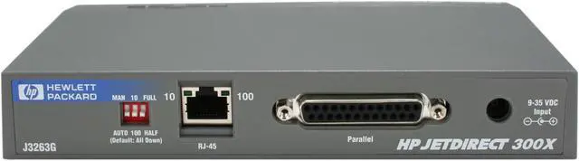 Alt view image 4 of 5 - HP J3263G#ABA Jetdirect 300x Print Server RJ45 Parallel