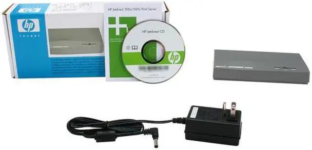 Alt view image 5 of 5 - HP J3263G#ABA Jetdirect 300x Print Server RJ45 Parallel