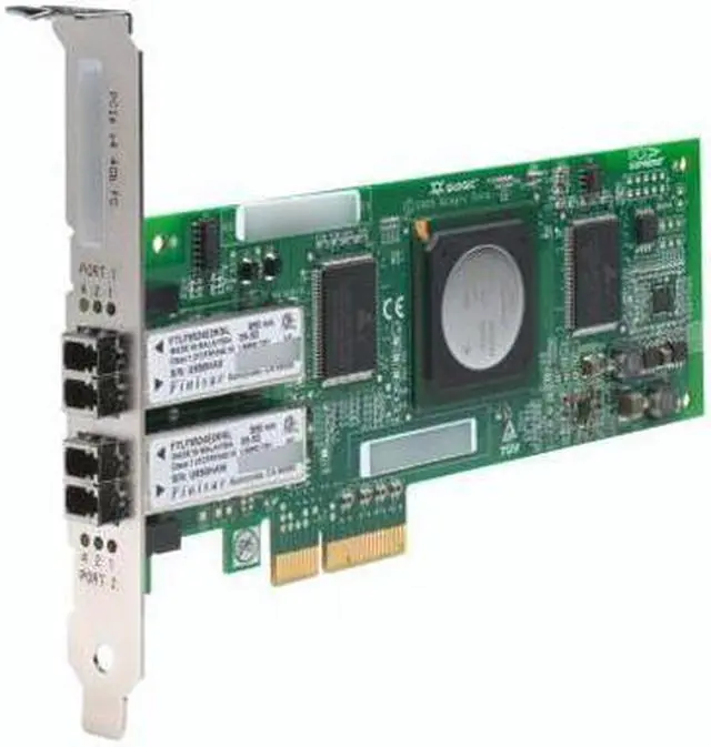 Main image of HP AE312A StorageWorks FC1242SR Dual Channel Fibre Channel Host Bus Adapter Data Transfer Rate:  4 Gbps 2 Gbps 1 Gbps PCI-Express 2 x LC