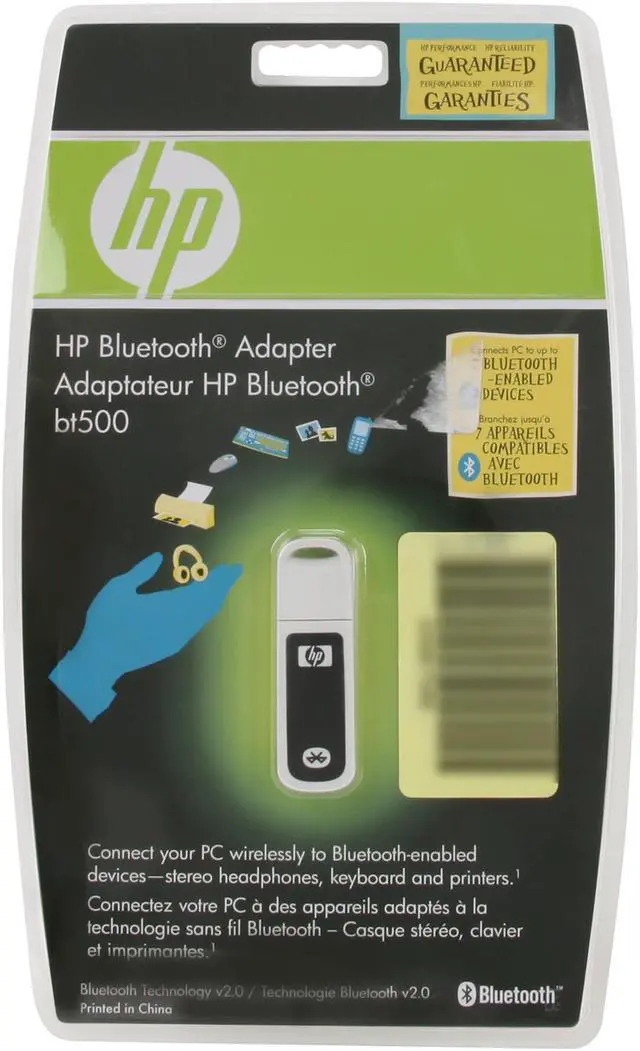 Alt view image 5 of 5 - HP Q6273A#1H9 BT 500 Bluetooth USB 2.0 Wireless Adapter