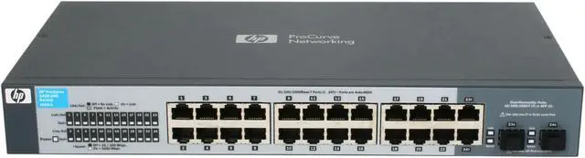 Alt view image 2 of 5 - HP J9561A#ABA Smart Gigabit Ethernet Switch 1410-24G