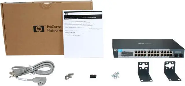 Alt view image 5 of 5 - HP J9561A#ABA Smart Gigabit Ethernet Switch 1410-24G