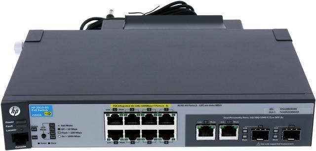 HP J9562A#ABA ProCurve 2915-8G-PoE Ethernet Switch - 10 Port - 2 