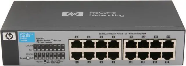 Alt view image 2 of 5 - HP J9560A#ABA Unmanaged V1410-16G Switch