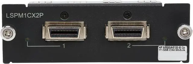 Alt view image 2 of 5 - HPE JD360B 5500 2-port 10GbE Local Connect Module