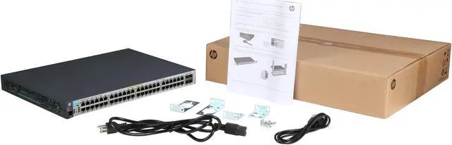Alt view image 5 of 4 - HPE Aruba 2530-48G-PoE+ - Switch - Managed - 48 x 10/100/1000 (PoE+) + 4 x Gigabit SFP - Desktop, Rack-mountable, Wall-mountable - PoE+ (J9772A#ABA)