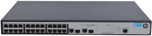 HPE OfficeConnect 1910-24-PoE+ Smart L3 Managed 24-port 10/100 (PoE+) Switch  (JG539A#ABA) - Newegg.com