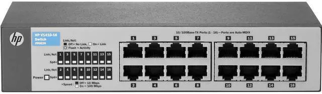 HP V1410 V1410-16 (J9662A) Fixed Port Ethernet Switches - Newegg.com