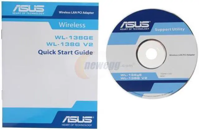 Alt view image 4 of 5 - ASUS WL-138g V2 Wireless Adapter IEEE 802.11b/g PCI Up to 54Mbps Wireless Data Rates