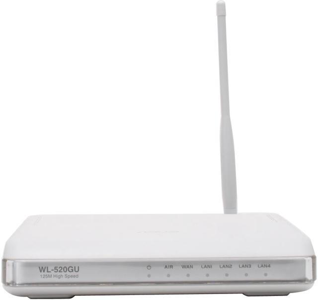 Alt view image 3 of 7 - ASUS WL-520gU 802.11b/g Wireless Router up to 54Mbps with All-in-One Print Server/ DD-WRT Open Source support