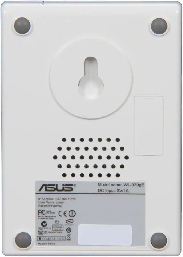 Alt view image 4 of 5 - ASUS WL-330gE Wireless Router IEEE802.11g/b/d, IEEE802.3/3u/IEEE802.1X, WPA/WMM/IPv4/IPv6