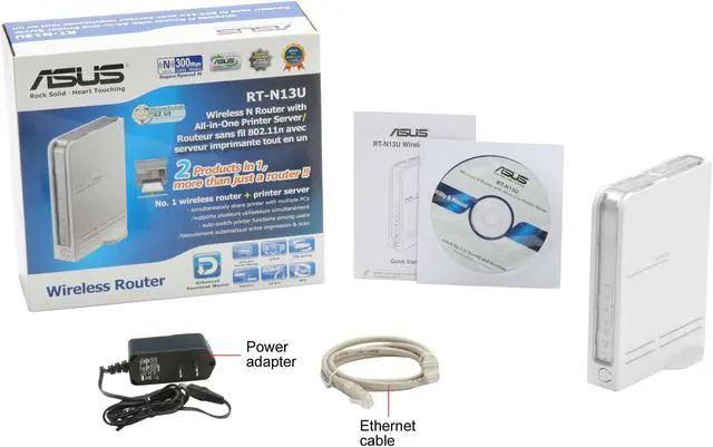 Alt view image 9 of 9 - ASUS RT-N13U 802.11b/g/n Wireless Router up to 300Mbps with All-in-One Printer Server/ DD-WRT Open Source support