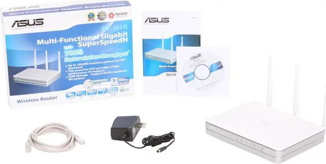 Alt view image 7 of 6 - ASUS RT-N16 802.11b/g/n Gigabit Wireless Router up to 300 Mbps DD-WRT Open Source support with USB Storage, Printer and Media Server
