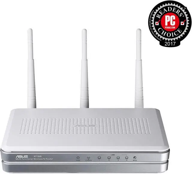 Main image of ASUS RT-N16 802.11b/g/n Gigabit Wireless Router up to 300 Mbps DD-WRT Open Source support with USB Storage, Printer and Media Server