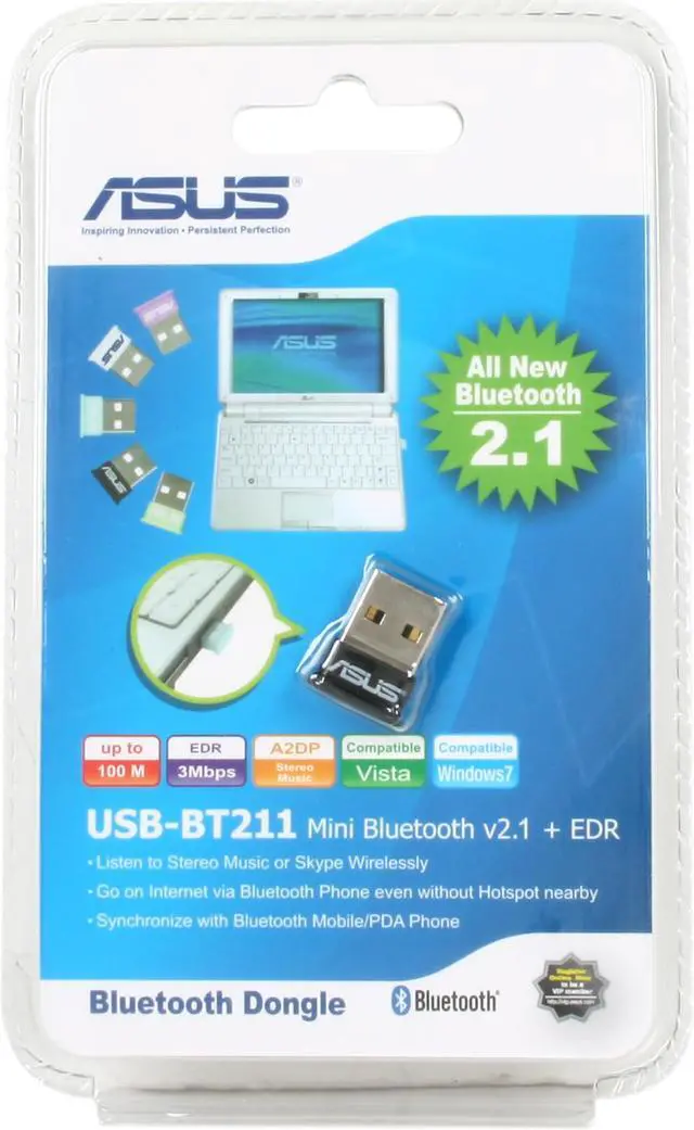 Alt view image 6 of 6 - ASUS USB-BT211 Mini Bluetooth Dongle