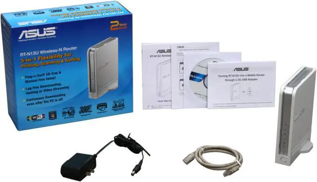 Alt view image 5 of 5 - ASUS RT-N13U/B Wireless 3 in 1(Router, Repeater, AP) Router w/ USB can support 3G(AT&T,T-Mobile,Verizon) USB dongle WIFI sharing and All-in-One Printer Server(Open source DD-WRT Support) IEEE802.11n