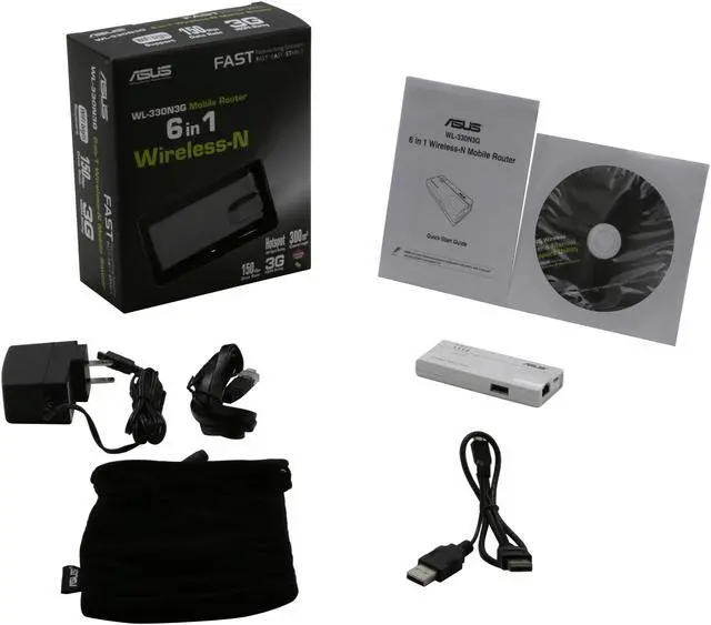 Alt view image 5 of 5 - ASUS WL-330N3G 6-in-1 Wireless-N150 Mobile Router IEEE 802.3/3u, IEEE 802.11b/g/n