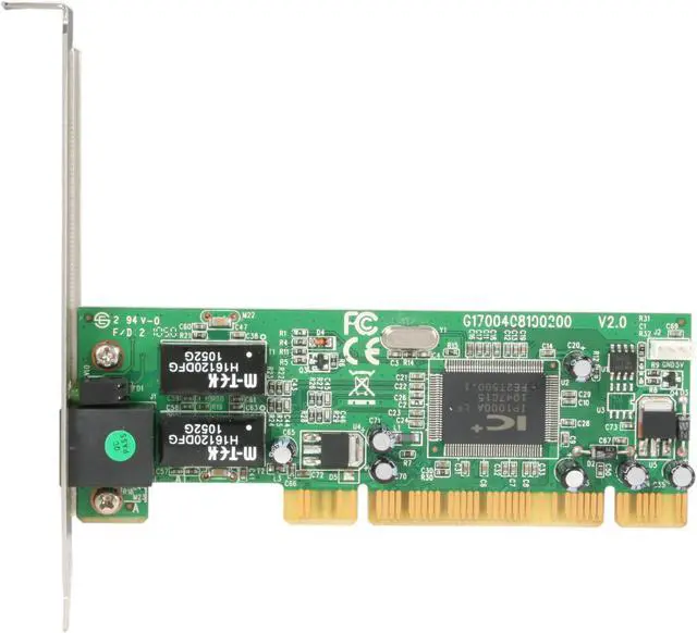 Alt view image 3 of 5 - ASUS NX1101 Gigabit Network Adapter 10/100/1000Mbps PCI 2.2 1 x RJ45