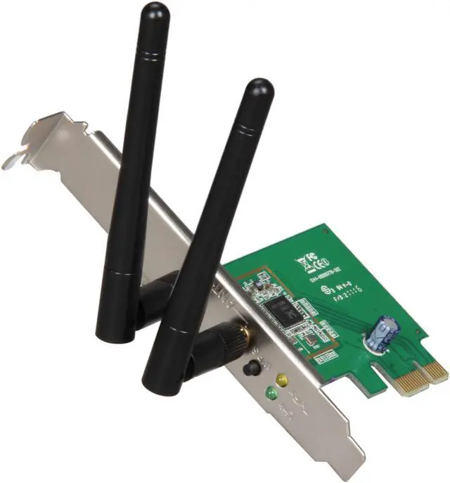 Main image of ASUS PCE-N15 300Mbps Wireless-N Network Adapter, PCI-E interface, Full Height and Low Profile bracket, WPS button Support