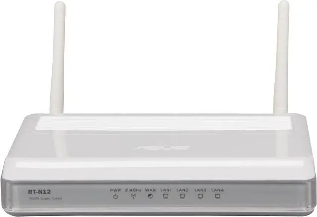Alt view image 2 of 5 - ASUS RT-N12 SuperSpeedN Wireless Router Open Source DDWRT Support IEEE 802.3/3u, IEEE 802.11b/g/n Manufacturer Recertified