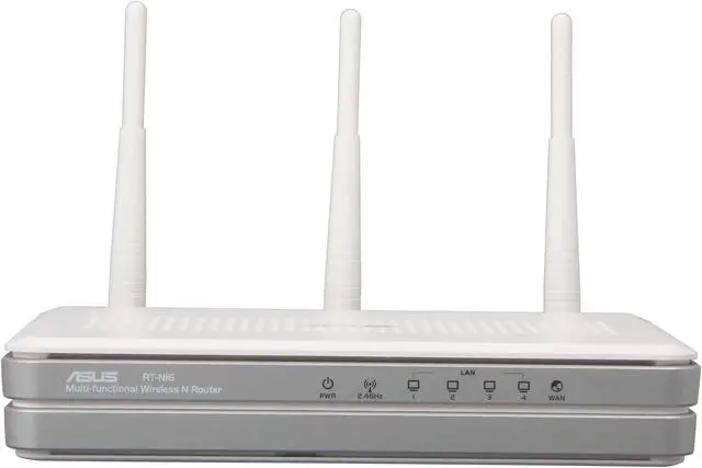 Alt view image 3 of 6 - Asus Certified RT-N16 Multi-Functional Gigabit Wireless N Router w/ Storage, Printer and Media Server IEEE 802.11b/g, IEEE 802.11n Draft