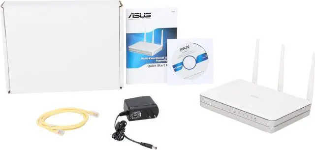 Alt view image 6 of 6 - Asus Certified RT-N16 Multi-Functional Gigabit Wireless N Router w/ Storage, Printer and Media Server IEEE 802.11b/g, IEEE 802.11n Draft