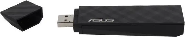 Alt view image 3 of 5 - Asus USB-N53 300Mbps Black Diamond Dual Band Wireless USB Adapter