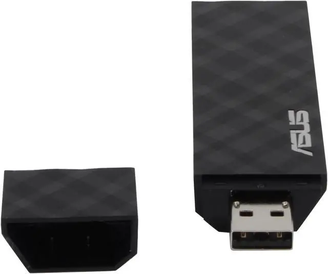 Alt view image 4 of 5 - Asus USB-N53 300Mbps Black Diamond Dual Band Wireless USB Adapter