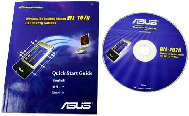 Alt view image 3 of 4 - ASUS WL-107G IEEE802.11g Wireless Cardbus Adapter