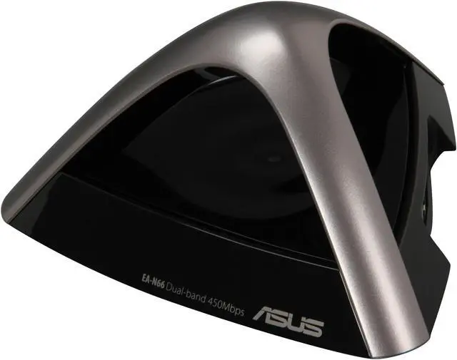 Alt view image 3 of 6 - ASUS EA-N66 Dual-Band Wireless-N900, 3 in 1 Access Point/Repeater/Gigabit Ethernet Adapter IEEE 802.11a/b/g/n 1 x RJ-45 Ethernet port Up to 450Mbps downlink + 450Mbps uplink Wireless