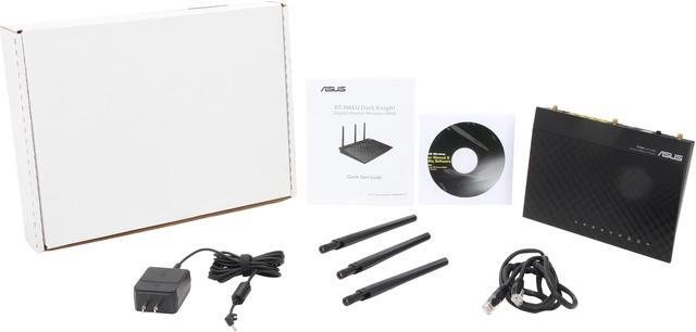 Alt view image 6 of 6 - ASUS RT-N66U Dual-Band Wireless-N900 Gigabit Router, DD-WRT Open Source Support, IEEE 802.11a/b/g/n, IEEE 802.3/3u/3ab Manufactured Recertified