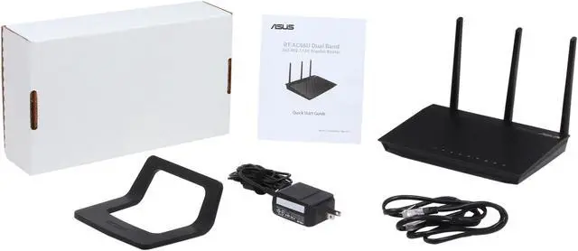 Alt view image 5 of 5 - ASUS RT-AC66U Dual-Band Wireless-AC1750 Gigabit Router-Certified Refurbished