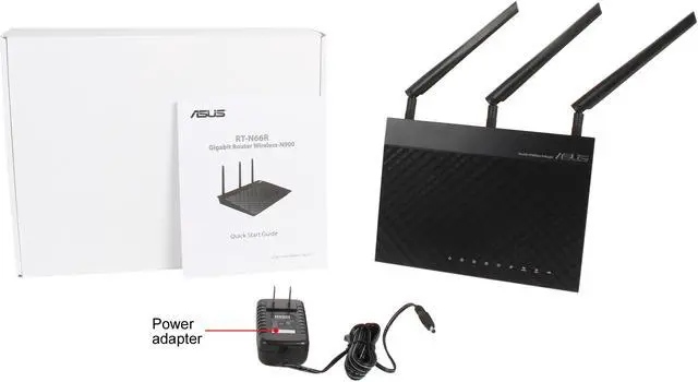 Alt view image 5 of 5 - Asus Certified RT-N66R Dual-Band Wireless-N900 Gigabit Router, DD-WRT Open Source Support
