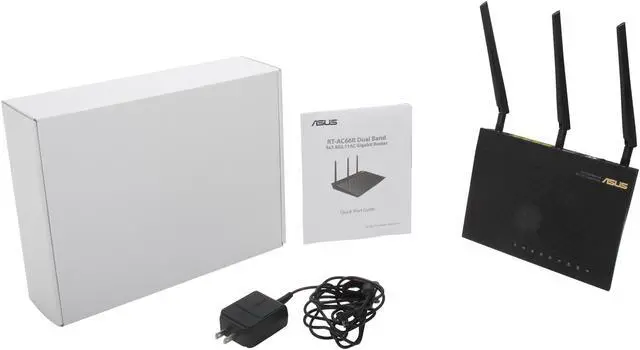 Alt view image 6 of 6 - ASUS RT-AC66R Dual-Band Wireless-AC1750 Gigabit Router –Asus Certified.