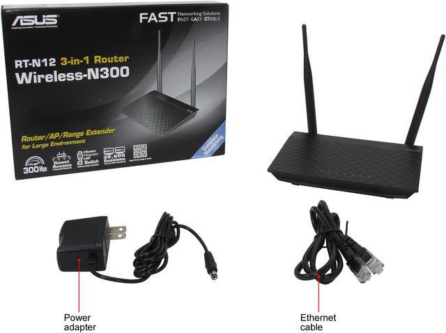 Alt view image 10 of 9 - ASUS RT-N12 N300 Wi-Fi Router 2T2R MIMO Technology, 4K HD Video Streaming, VoIP, Up to 300 Mbps