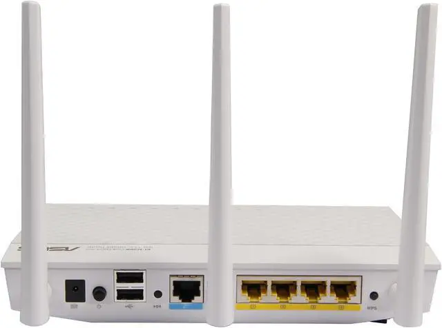 Alt view image 4 of 5 - ASUS RT-AC66W Dual-Band Wireless-AC1750 Gigabit Router