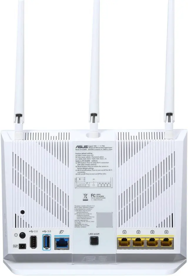 Alt view image 4 of 5 - ASUS RT-AC68W AC1900 WiFi Router
