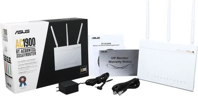 Alt view image 5 of 5 - ASUS RT-AC68W AC1900 WiFi Router