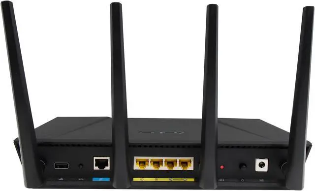 Alt view image 6 of 6 - ASUS RT-AC87U Dual-band 4x4 AC2400 4-port Gigabit Gaming Router with AiProtection Powered by Trend Micro