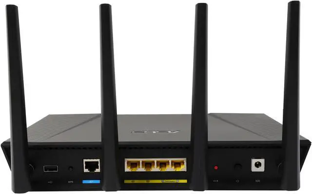 Alt view image 4 of 6 - ASUS RT-AC87R Wireless-AC2400 Dual-band Gigabit Router