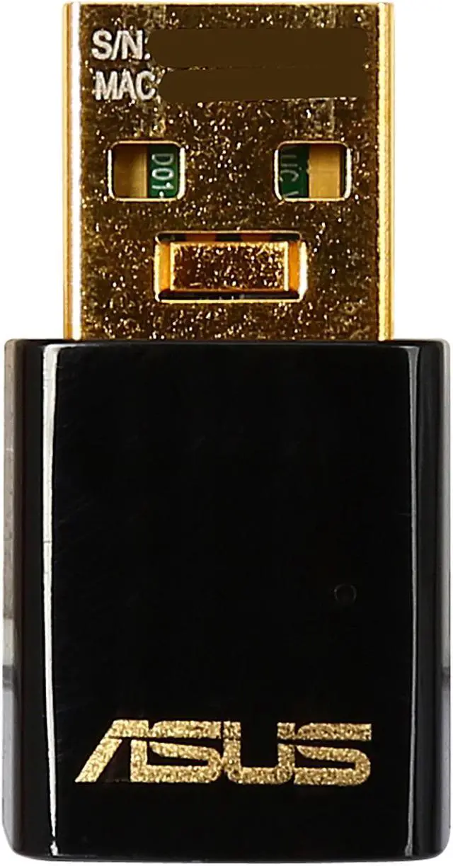 Alt view image 2 of 5 - ASUS USB-AC51 Dual-Band Wireless-AC600 Wi-Fi Adapter