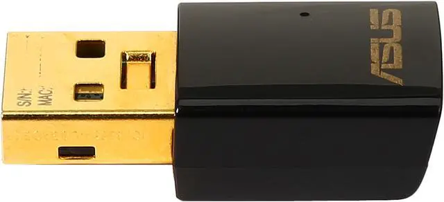 Alt view image 3 of 5 - ASUS USB-AC51 Dual-Band Wireless-AC600 Wi-Fi Adapter