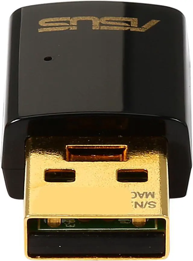 Alt view image 4 of 5 - ASUS USB-AC51 Dual-Band Wireless-AC600 Wi-Fi Adapter